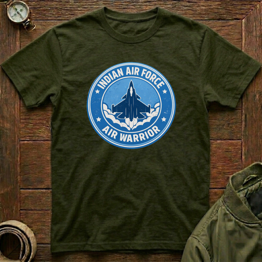 Air Warrior T shirt og