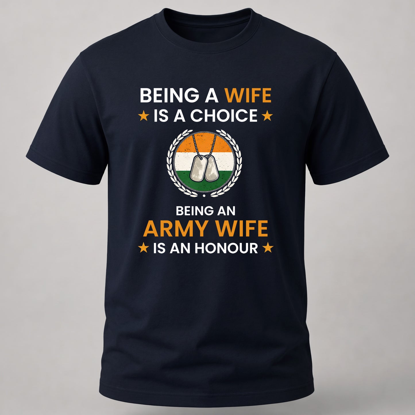 Army Wife Honour Navy Blue