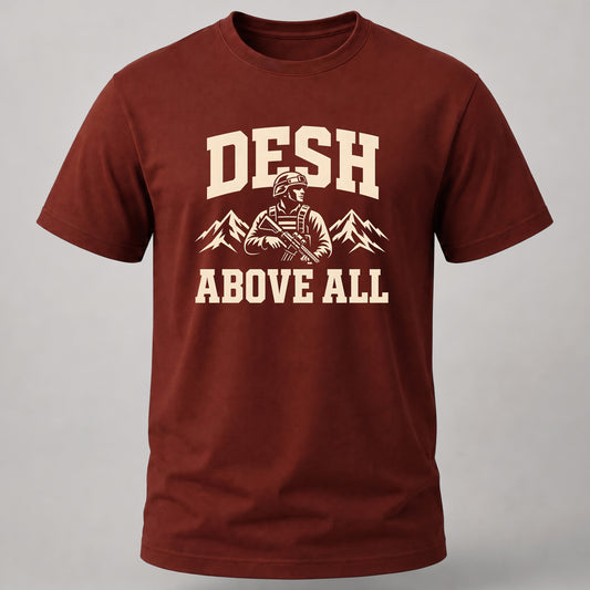Desh Above All Brick Red