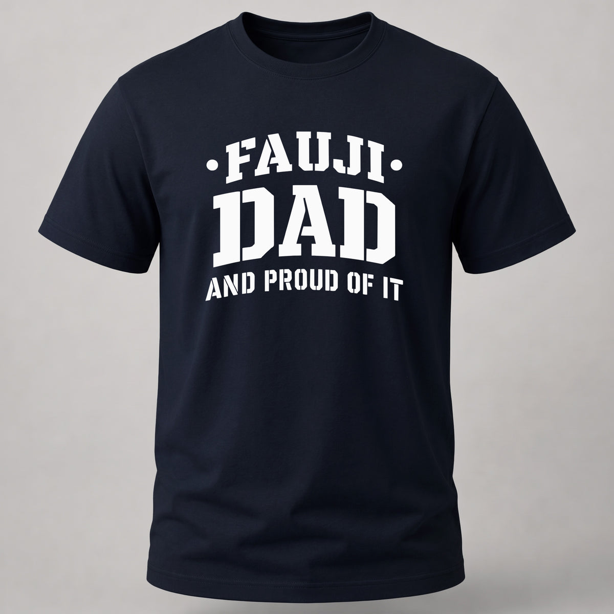 Fauji Dad T-shirt Navy Blue