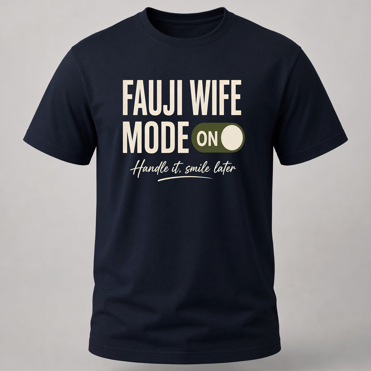 Fauji Wife Mode Navy Blue