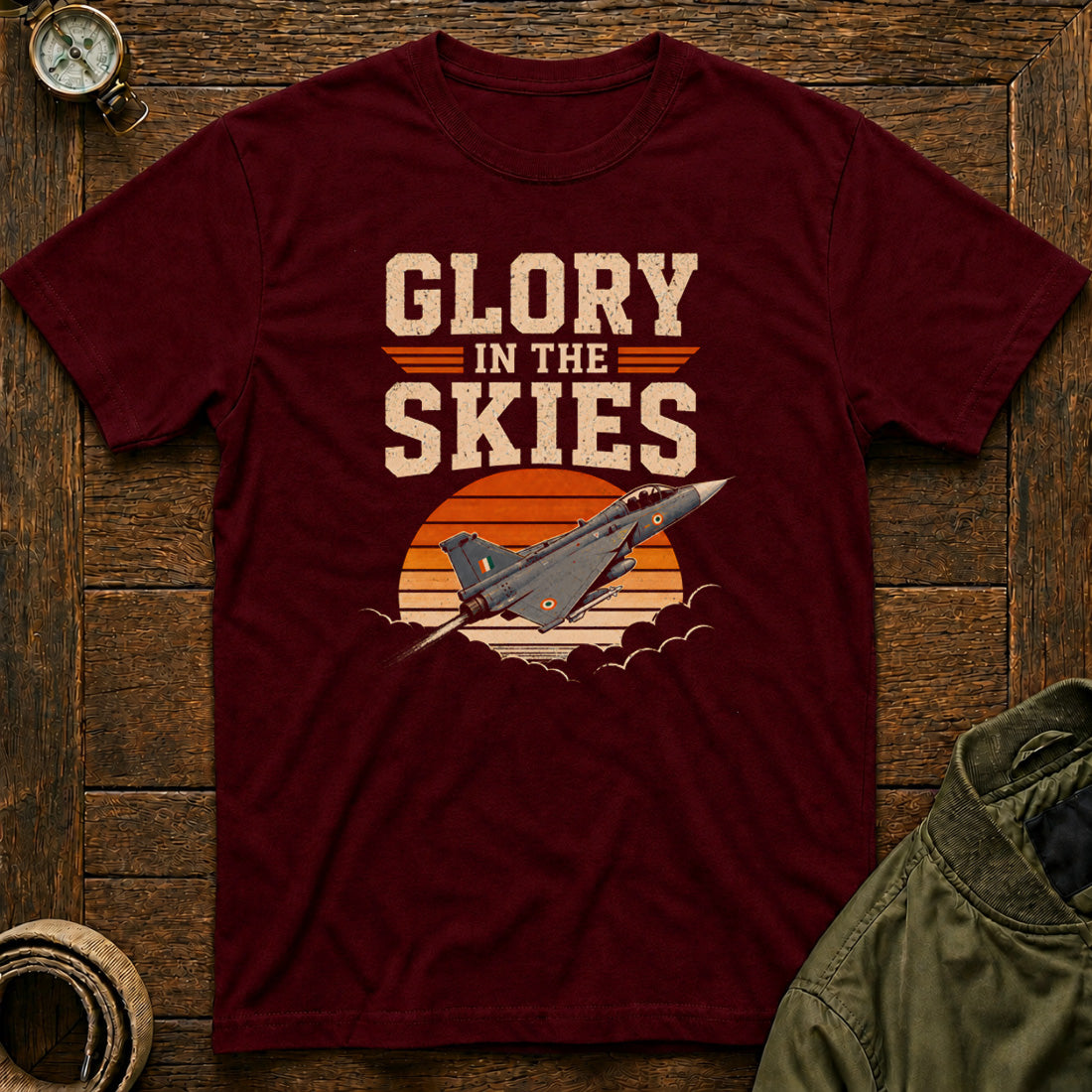 Glory in the Skies Maroon