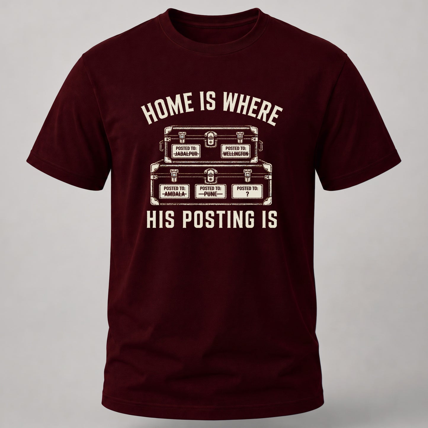 Home Where His Posting Is Maroon