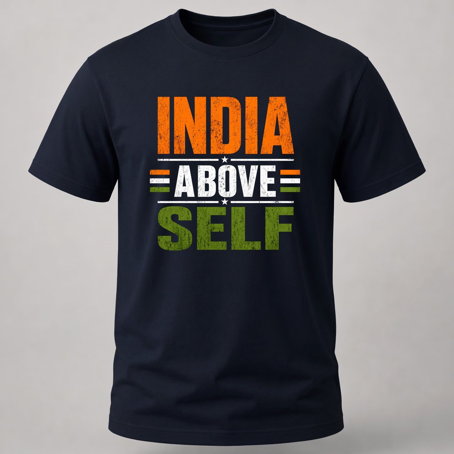 India Above Self Navy Blue