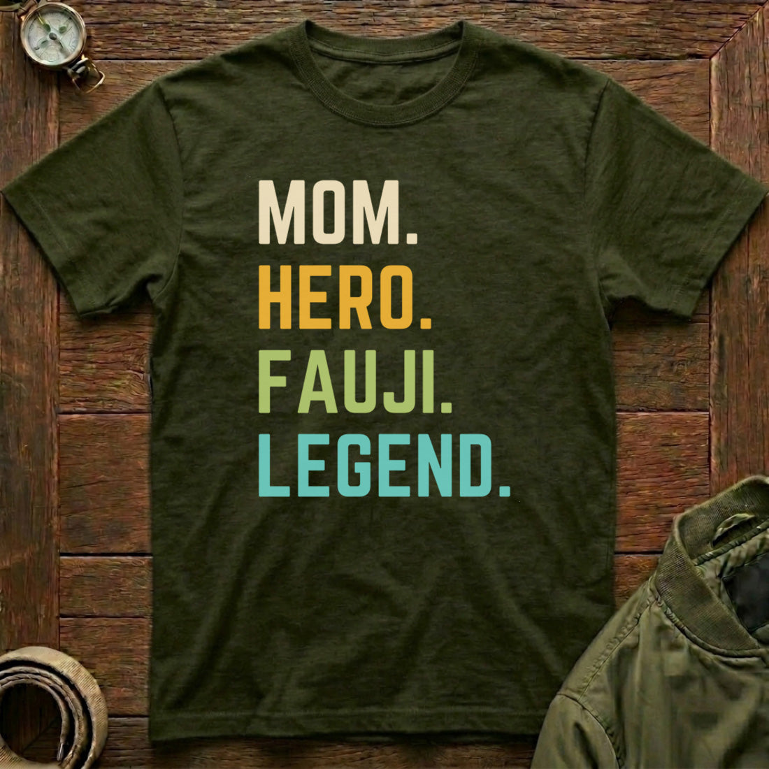 Mom. Hero. Fauji. Legend og