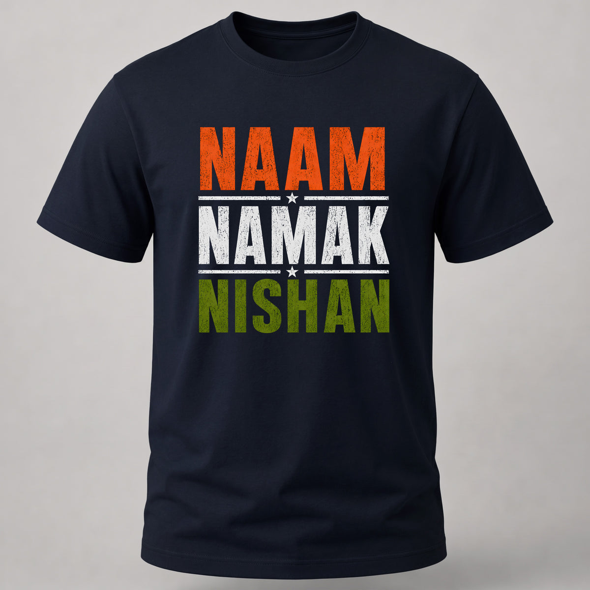 Naam Namak Nishan T-shirt Navy Blue