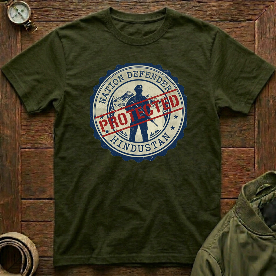 Nation Protected T shirt og