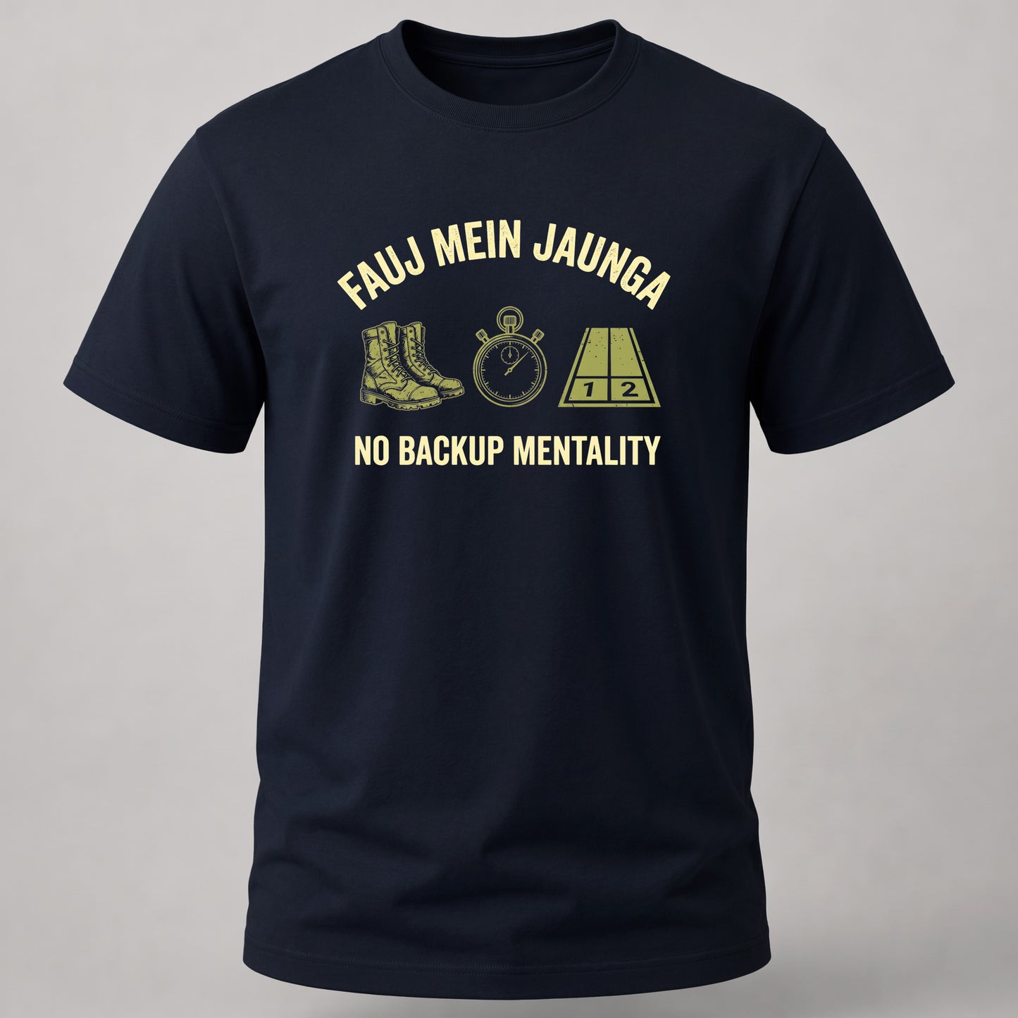 No Back Up Mentality Navy Blue