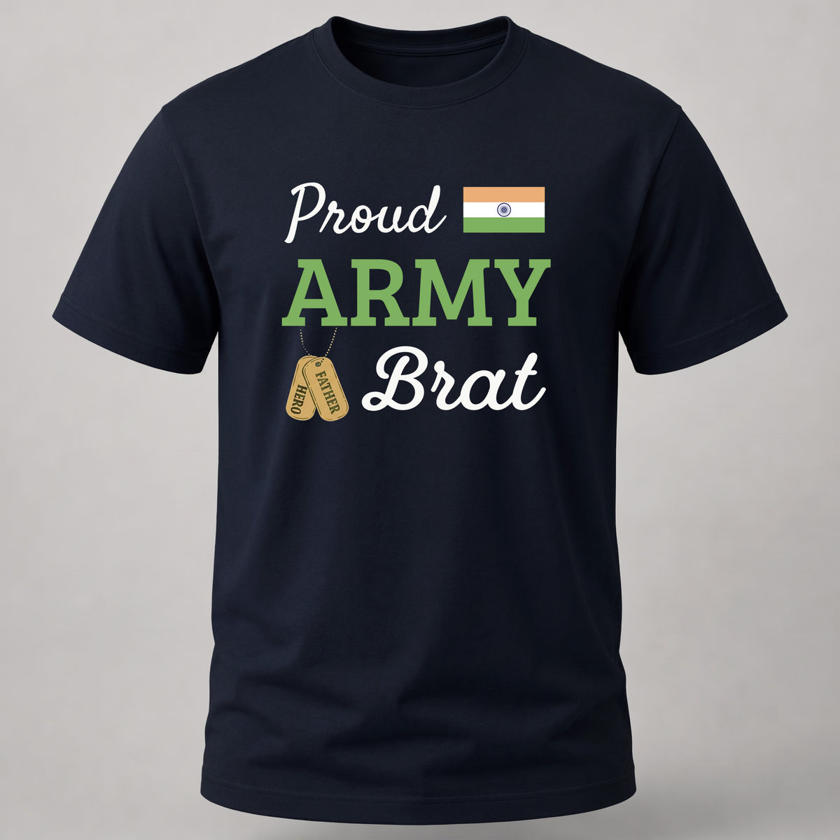 Proud Army Brat Navy Blue