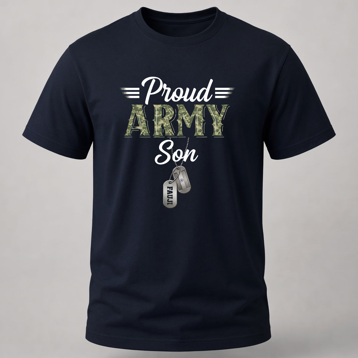 Proud Army Son Navy Blue