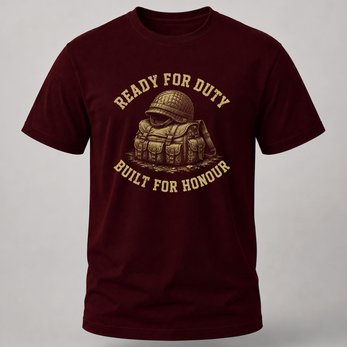 Ready for Duty Maroon