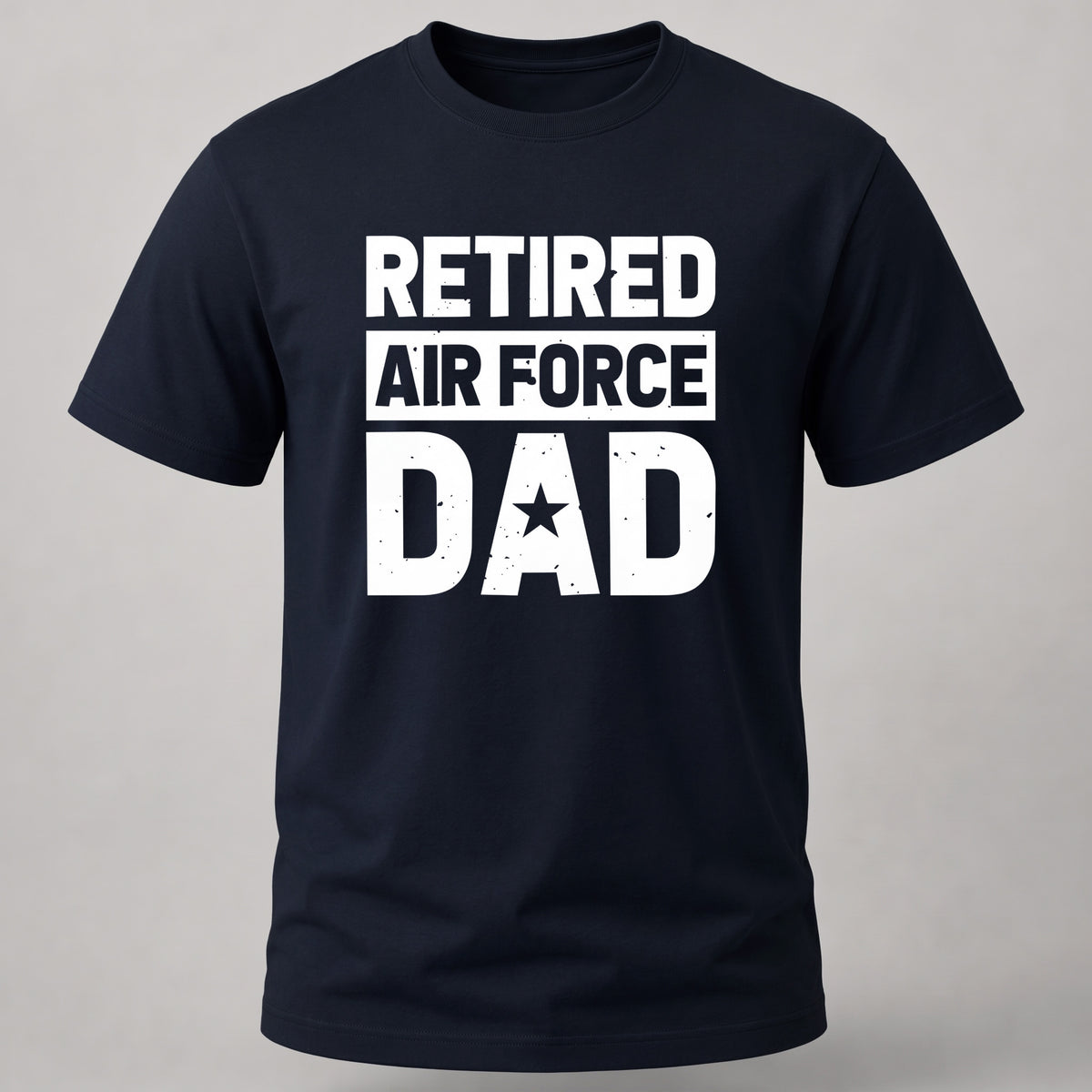 Retired Air Force Dad Navy Blue