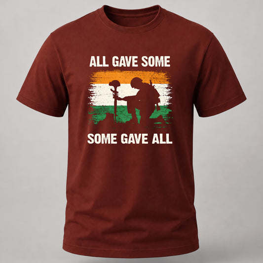 Some Gave All Brick Red