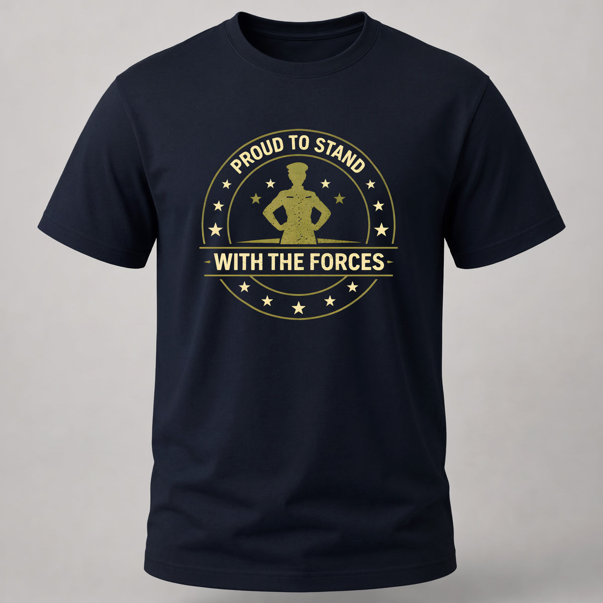Stand With Forces Navy Blue