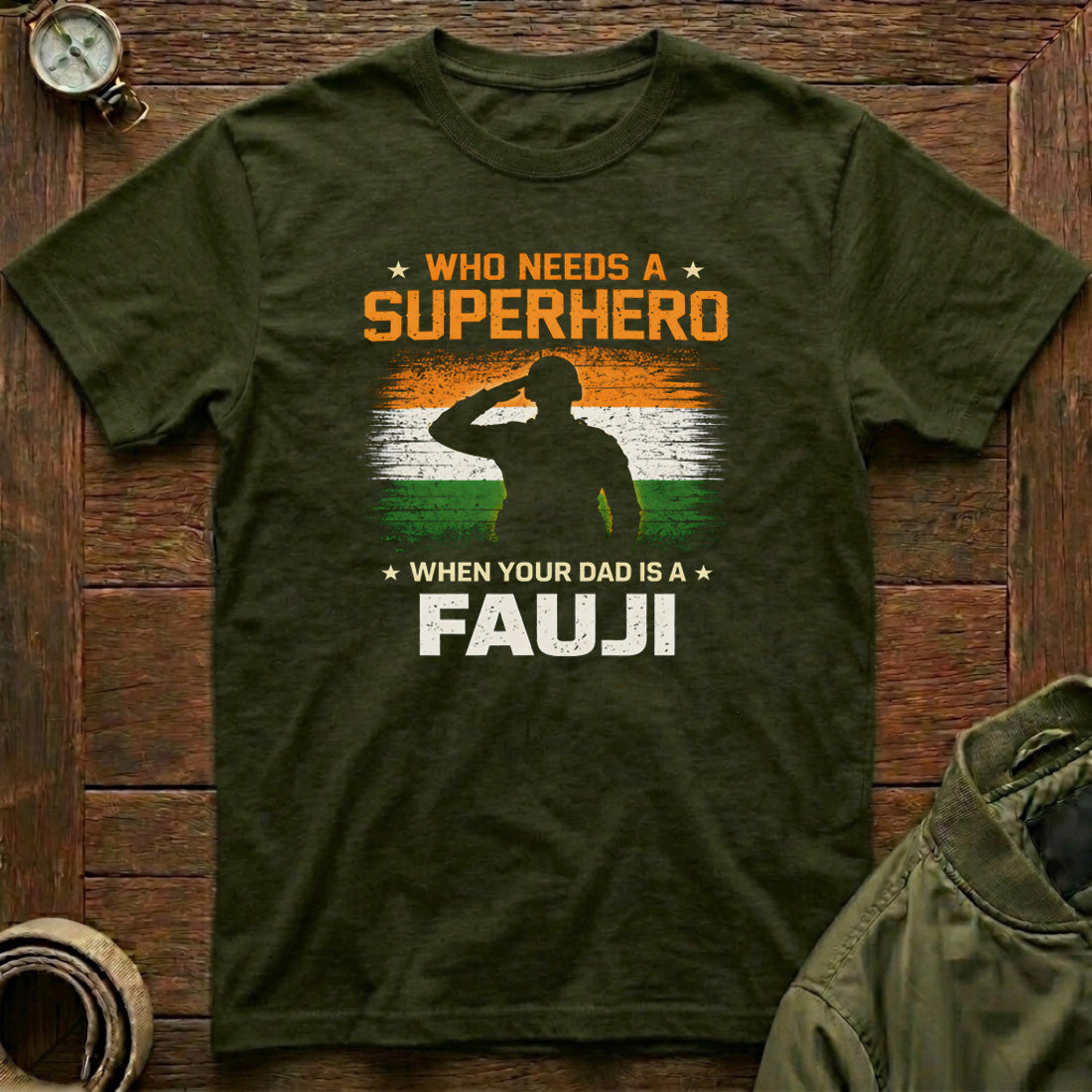Superhero Fauji Dad og