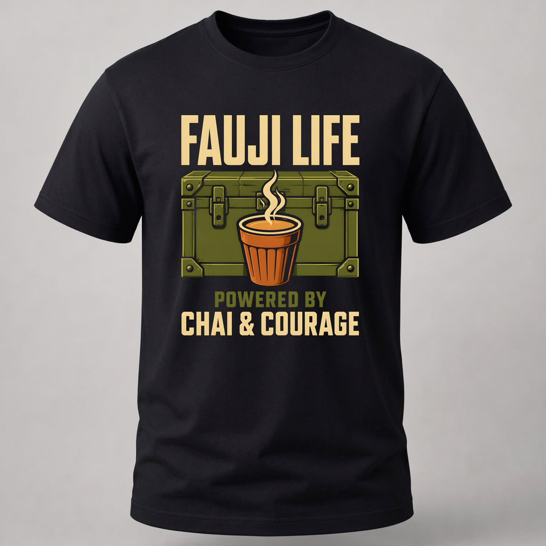 Chai and Courage Tee – Steel Salute