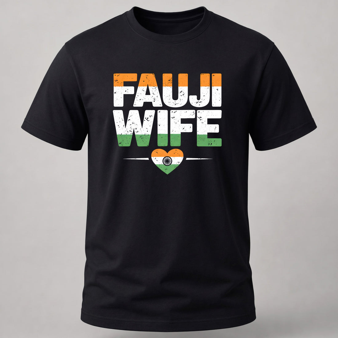 Fauji Wife Tricolour – Steel Salute