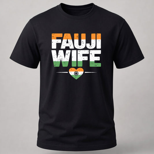Fauji Wife Tricolour – Steel Salute