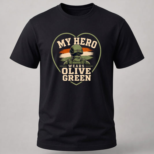My Hero Wears Olive Green – Steel Salute