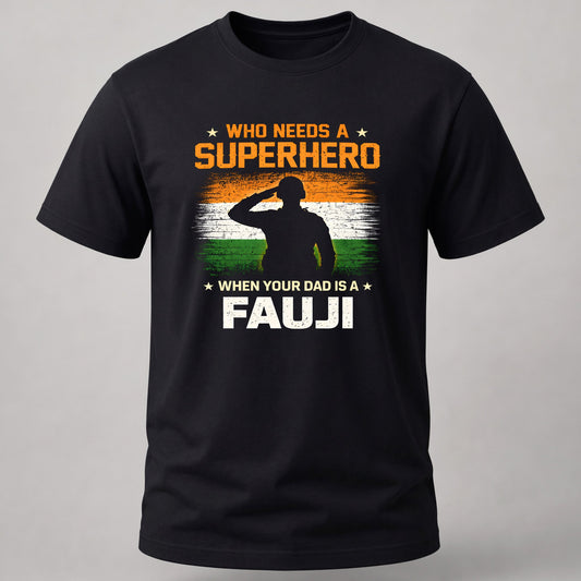 Superhero Fauji Dad – Steel Salute