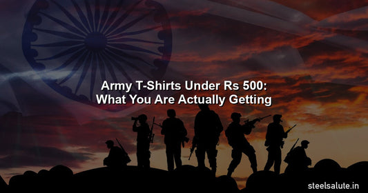 Army t-shirts under Rs 500 – what you are actually getting