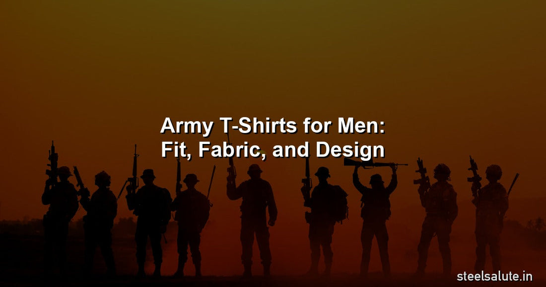 Army t-shirt for men – fit, fabric and design guide