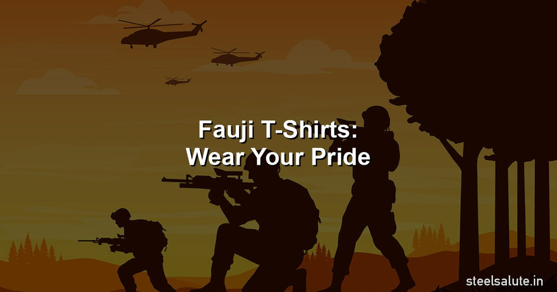 Fauji t-shirts – wear your pride in the uniform