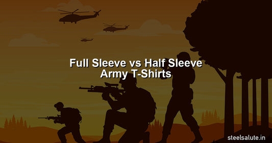 Full sleeve vs half sleeve army t-shirt guide – Steel Salute