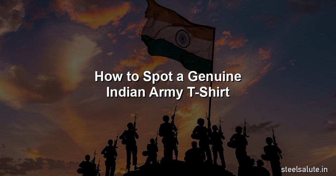 How to spot a genuine Indian army t-shirt – Steel Salute