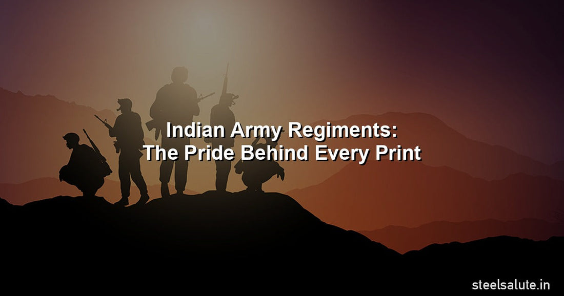 Indian Army regiments – the pride behind every t-shirt print