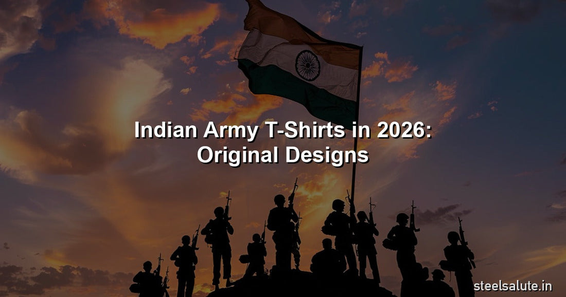 Indian Army t-shirt original designs 2026 – Steel Salute