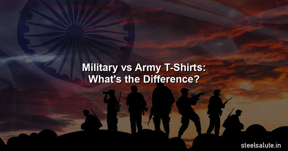 Military t-shirts vs army t-shirts – what is the difference