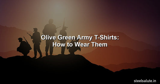 Olive green army t-shirt styling guide 2026 – Steel Salute