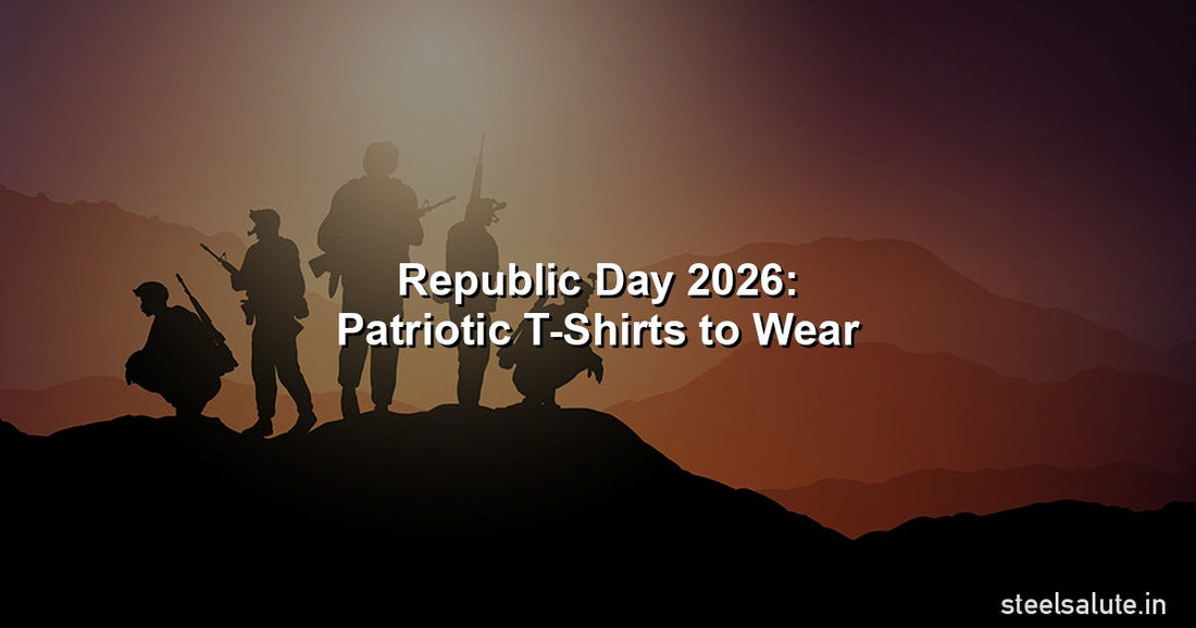 Republic Day 2026 patriotic t-shirts – Steel Salute