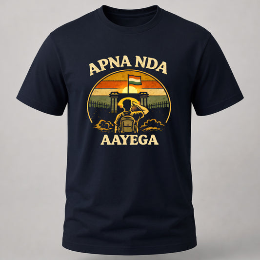 APNA NDA AAYEGA Navy Blue