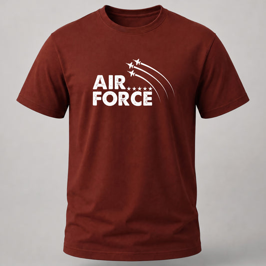 Air Force T-shirt Brick Red