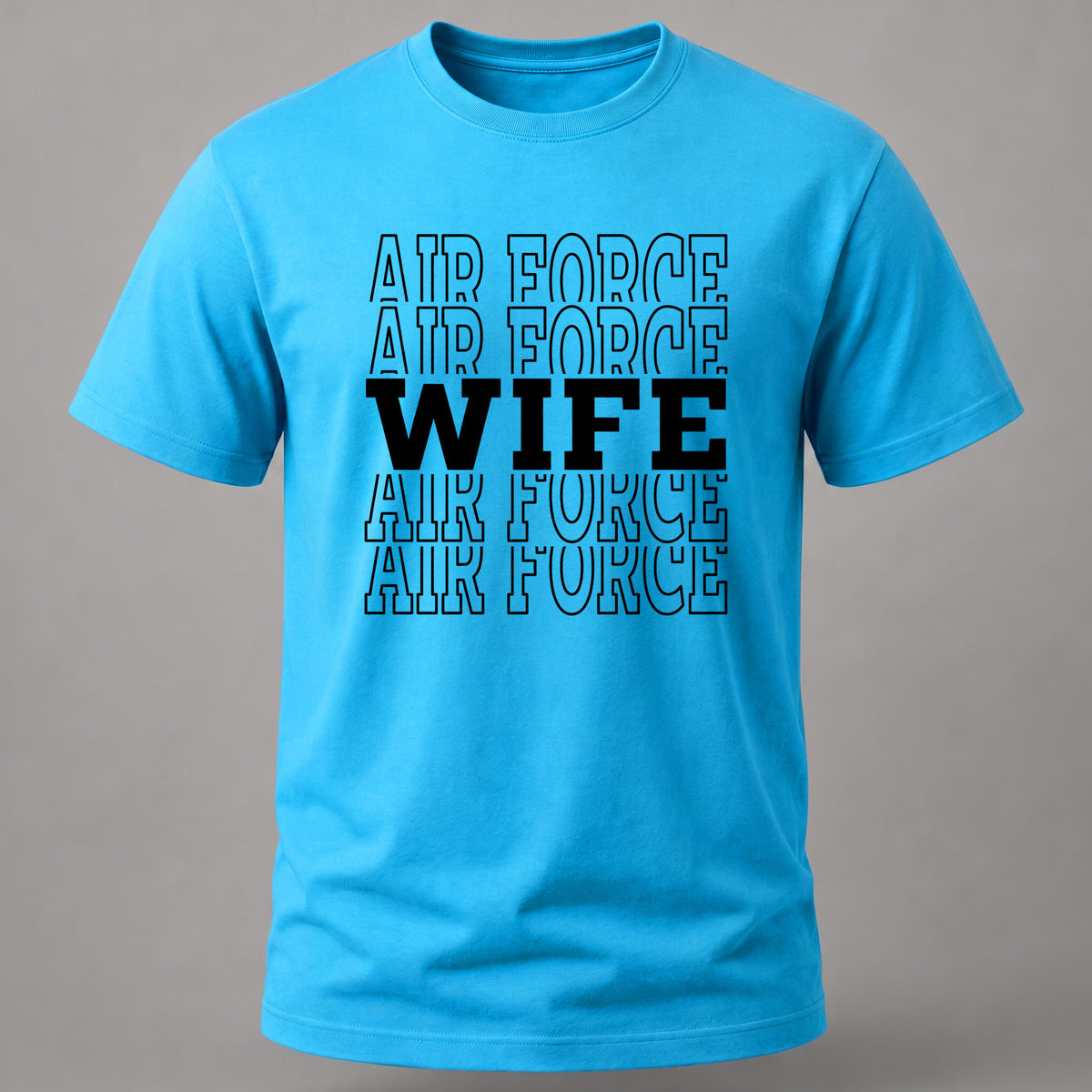 Air Force Wife Tee SkyBlue