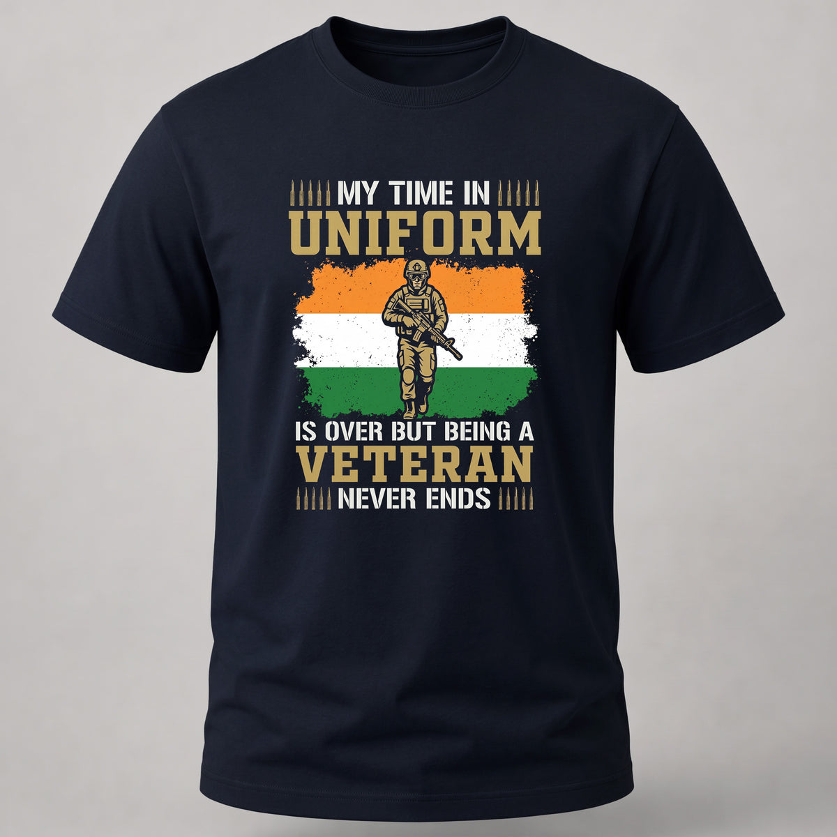 Always A Veteran Navy Blue