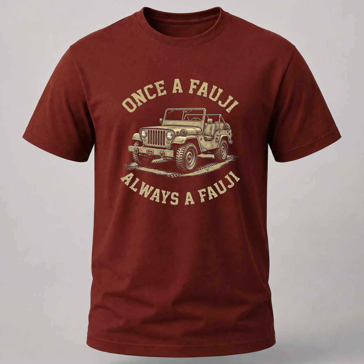 Always a Fauji Brick Red