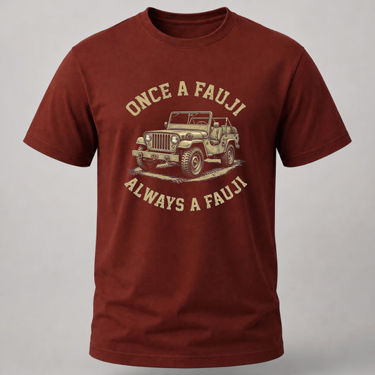Always a Fauji Brick Red