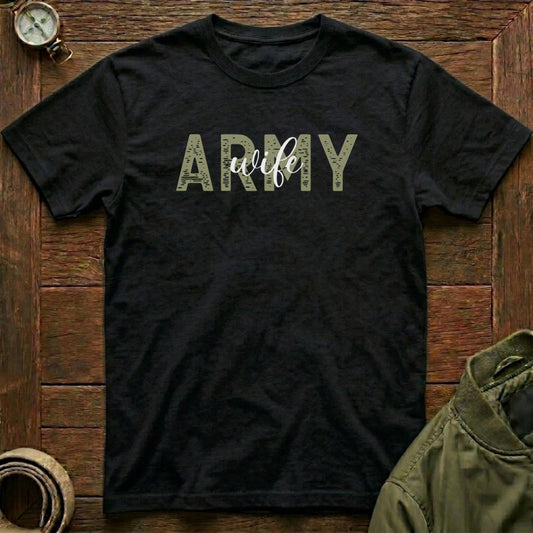 Army Wife T shirt bl