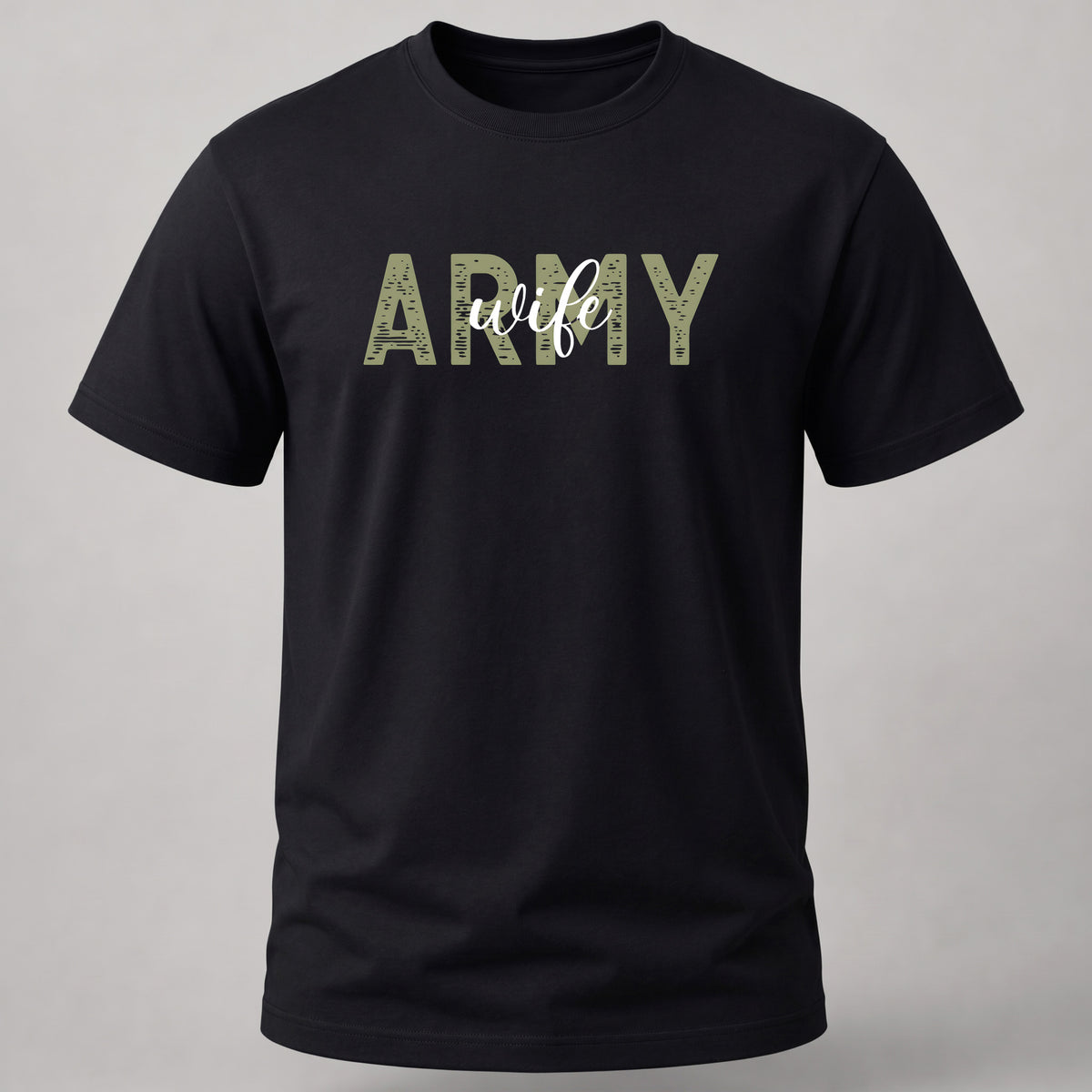 Army wife T-Shirt Black