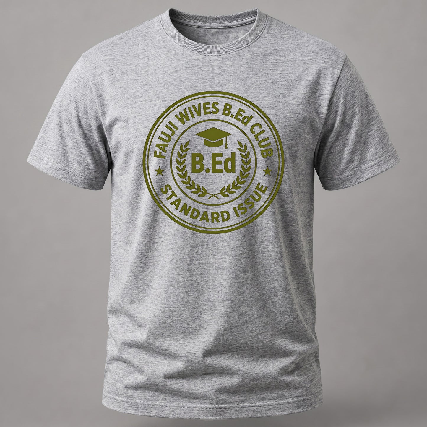 B.Ed Club T-shirt Grey Melange