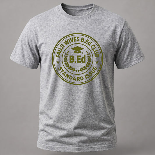 B.Ed Club T-shirt Grey Melange