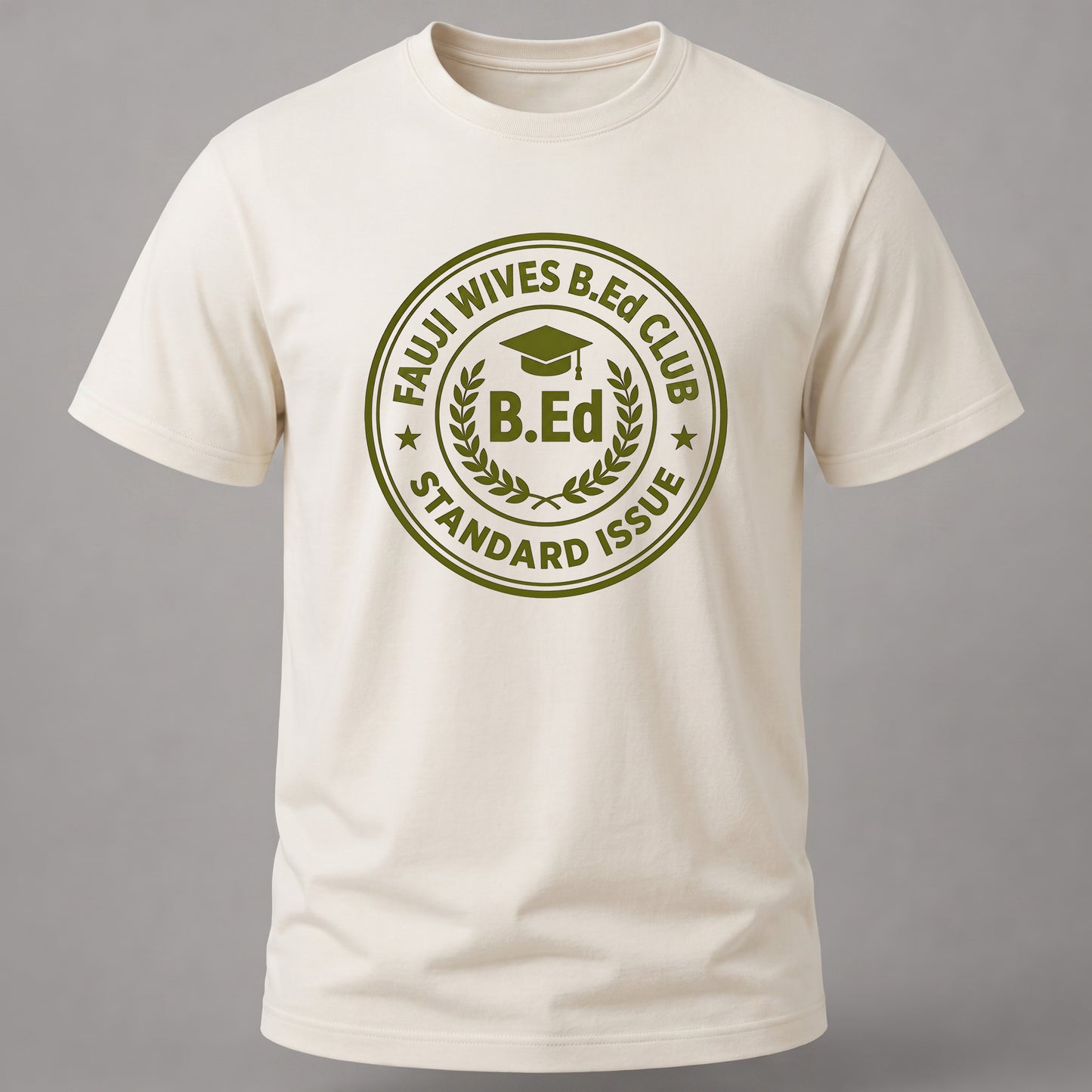 B.Ed Club T-shirt Off White