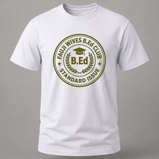 B.Ed Club T-shirt White