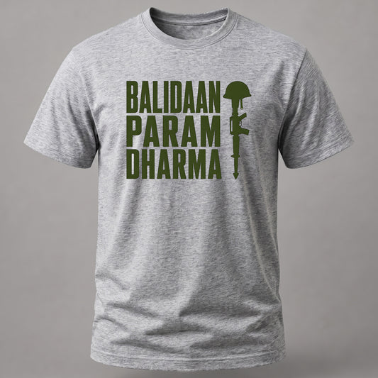Balidaan Param Dharma Grey Melange