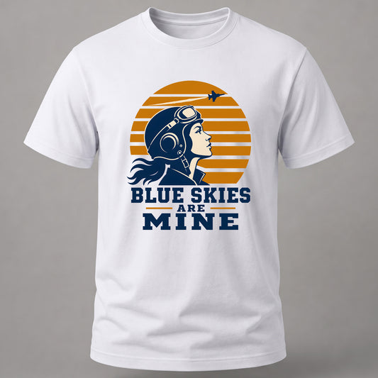 Blue Skies Are Mine White