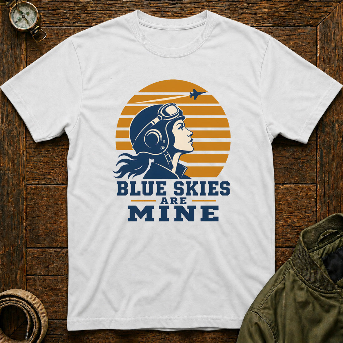 Blue Skies Are Mine White