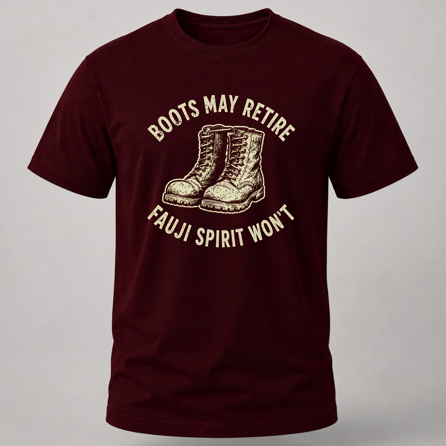 Boots May Retire T-Shirt Maroon